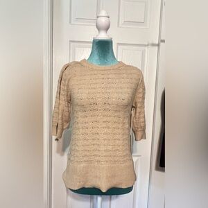 NWTO Soft short sleeve sweater by Joie